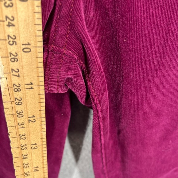 Anthropologie Pilcro High-Rise Skinny Corduroy Pants Womens 28 Purple NWT - Picture 7 of 11